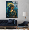 Virgin Mary Blessed Mother Glass Wall Art 