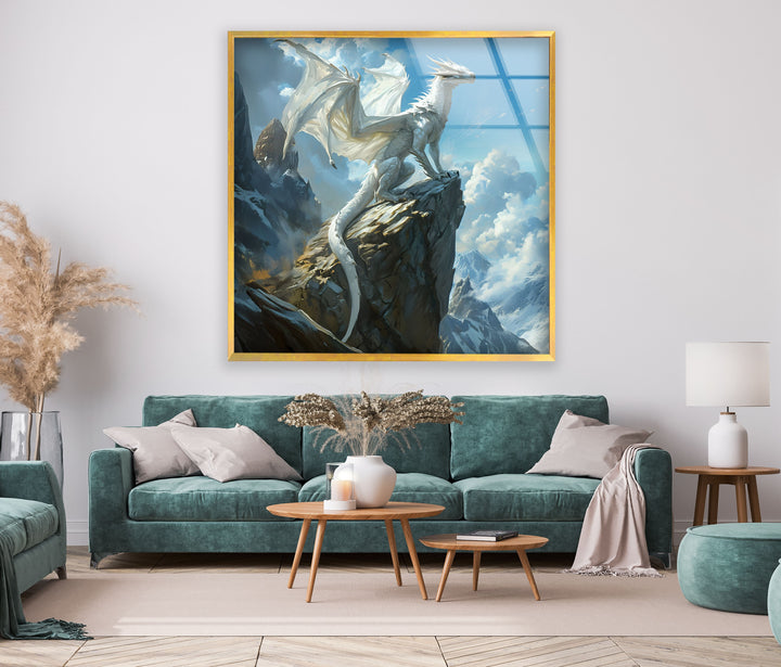 Celestial Dragon Art: Embrace strength and serenity with this stunning piece of mythical artistry.
