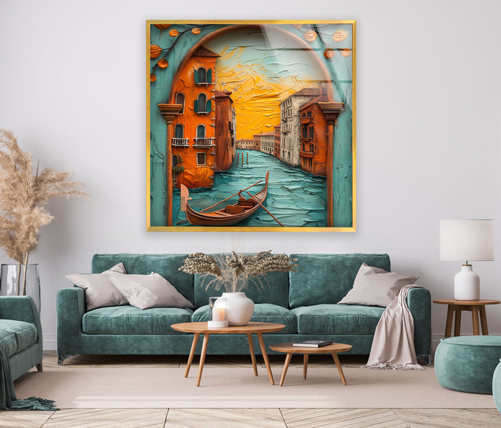 Venice Italy Oil Painting Cool Wall Art & Glass Printing