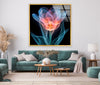 Colorful Xray Flower Tempered Glass Wall Art - MyPhotoStation