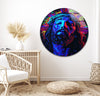 Oil Portrait of Jesus Glass Wall Art for Living