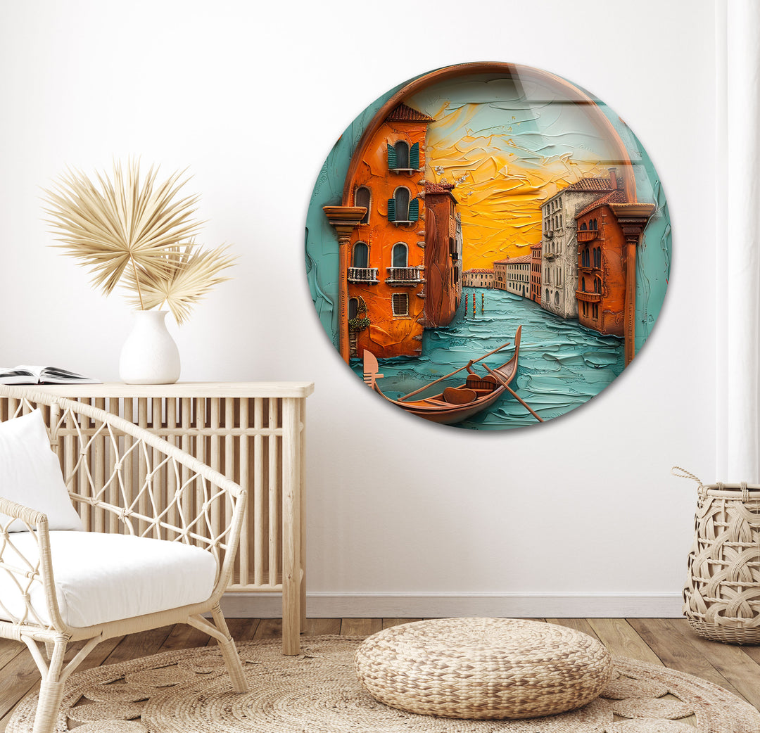 Venice Italy Oil Painting Cool Art Pieces & Glass Art Prints