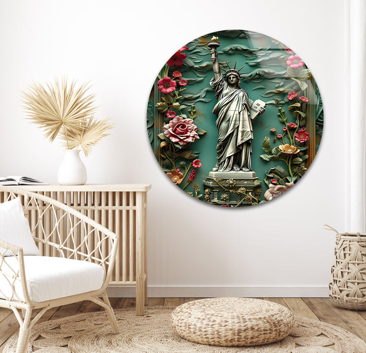 Statue of Liberty Cool Wall Art & Glass Wall Decor