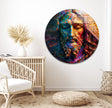 Mosaic Portrait Of Jesus Glass Picture Prints | Modern Wall Art