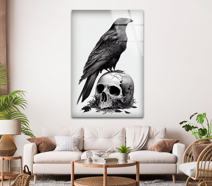 The Crow Cool Art Prints & Tempered Glass Art