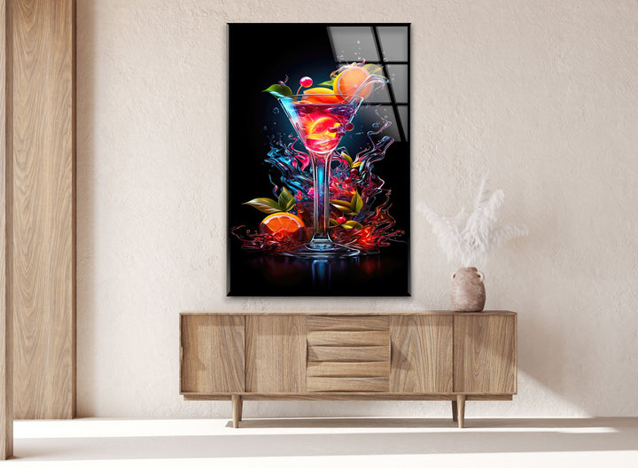 Cocktail Glasses Tempered Glass Wall Art - MyPhotoStation Brighten your home with vibrant Abstract Glass Art. Our glass panel art and photo prints on glass bring your walls to life. Choose from a variety of designs, including flowers painted on glass and large glass photo prints. Secure packaging and free shipping on all orders.