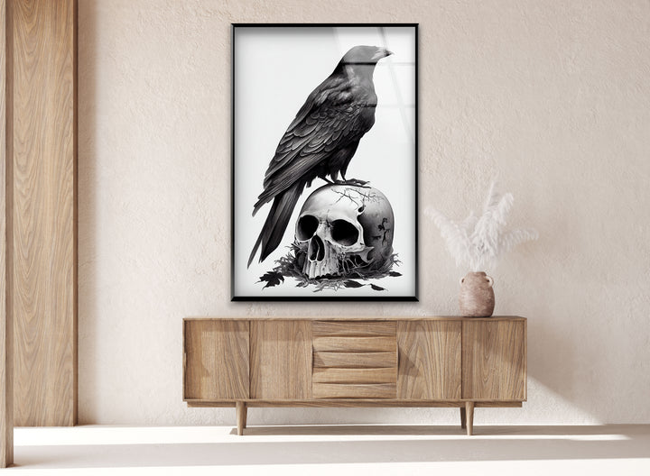 The Crow Cool Glass Art & Photo on Glass