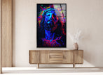 Oil Portrait of Jesus Glass Pictures for Your Home