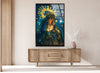 Virgin Mary Blessed Mother Glass Art Paintings