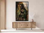 Lady of Guadalupe Glass Photos for Wall Decor