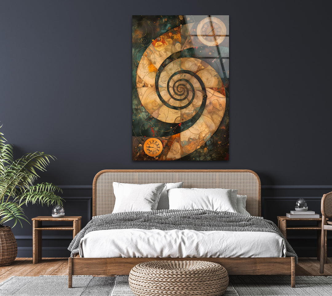 Metaphysical Painting Glass Wall Art