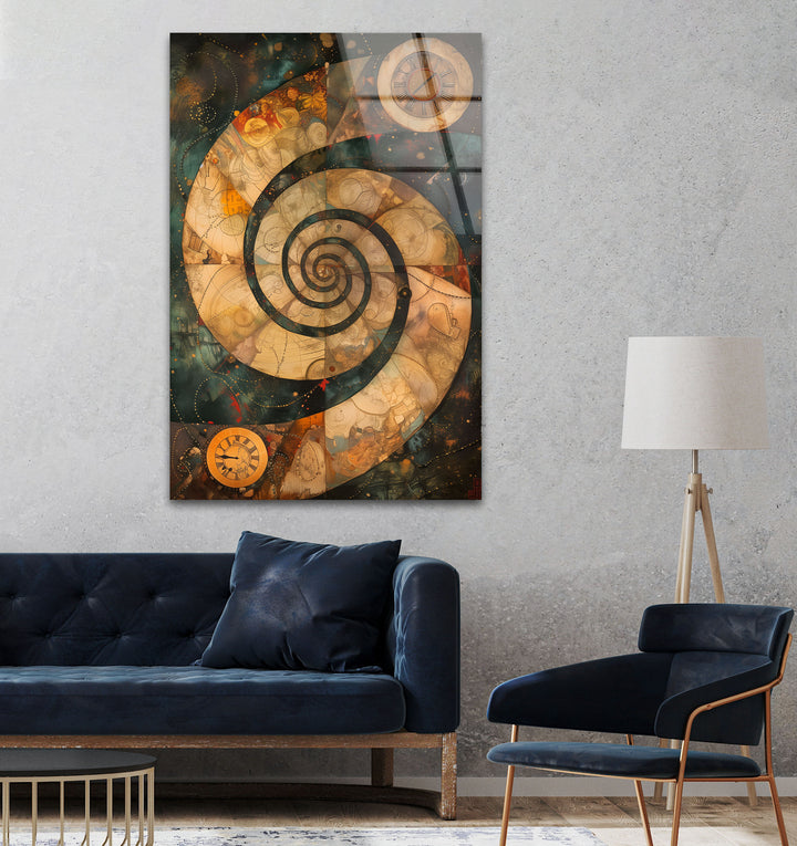 Metaphysical Painting Glass Wall Art