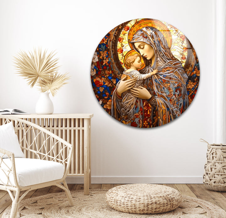 Jesus and Virgin Mary Tempered Glass Wall Art - MyPhotoStation Discover unique Glass Wall Pictures and Art for every room. Our collection includes modern glass wall art, beautiful glass panel artwork, and personalized glass photo prints. Perfect for creating a stylish and vibrant home. Enjoy free shipping and secure packaging on all orders.