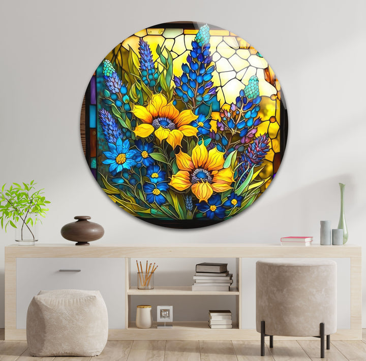 Flower Tempered Glass Wall Art - MyPhotoStation