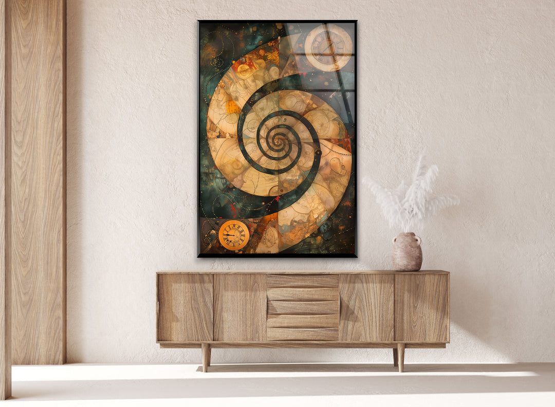 Metaphysical Painting Glass Wall Art