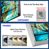 Stained Tree Tempered Glass Wall Art - MyPhotoStation