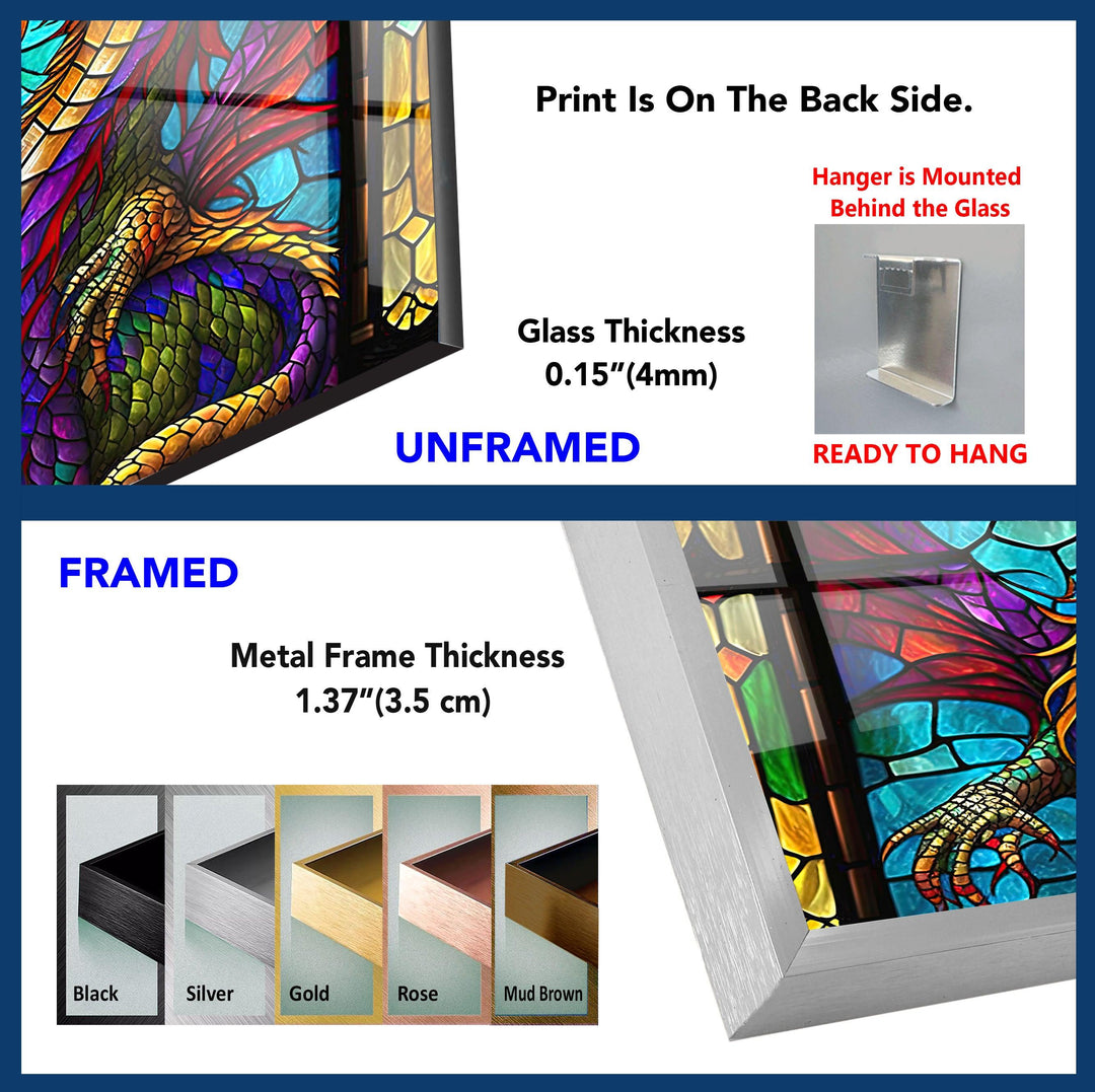 Dragon Tempered Glass Wall Art - MyPhotoStation