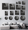 Cocktail Glasses Tempered Glass Wall Art - MyPhotoStation