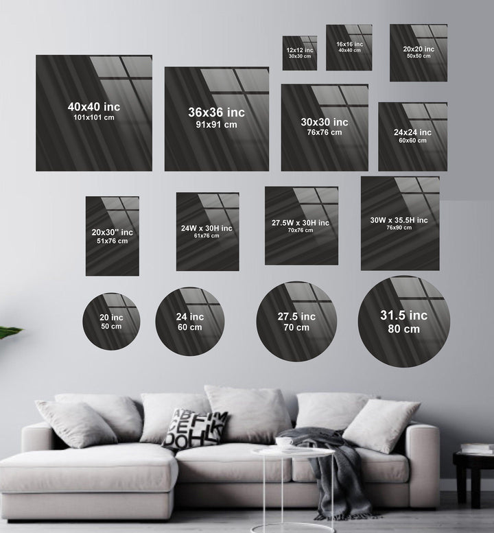 Yin Yang Painting Tempered Glass Wall Art - MyPhotoStation