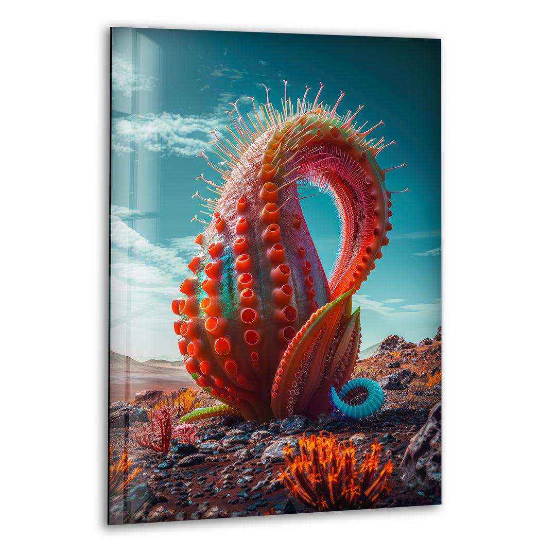 Carnivorous Plant Glass Wall Art, print picture on glass, Tempered Glass Wall Art