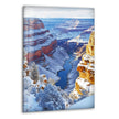 Grand Canyon Winter Sunset Tempered Glass Wall Art