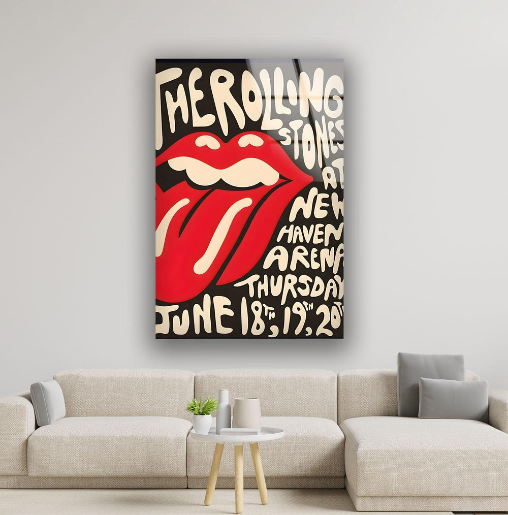 Red Lips Art Glass Wall Art glass photo prints, glass picture prints
