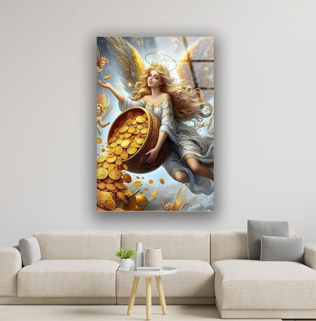 Money Fairy Glass Wall Art glass image printing, glass prints from photos
