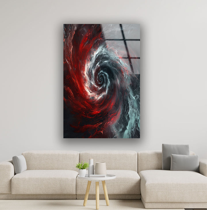 Black Hole Vortex Glass Printing Wall Arts