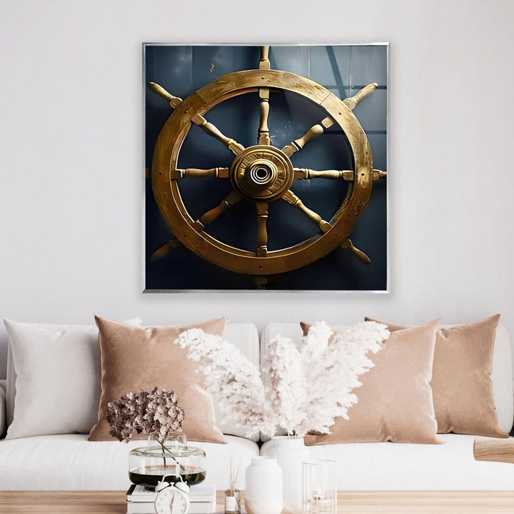 Ship Rudder Glass Wall Art glass photo prints, glass picture prints
