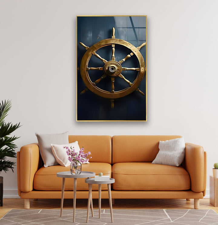 Ship Rudder Glass Wall Art glass image printing, glass prints from photos
