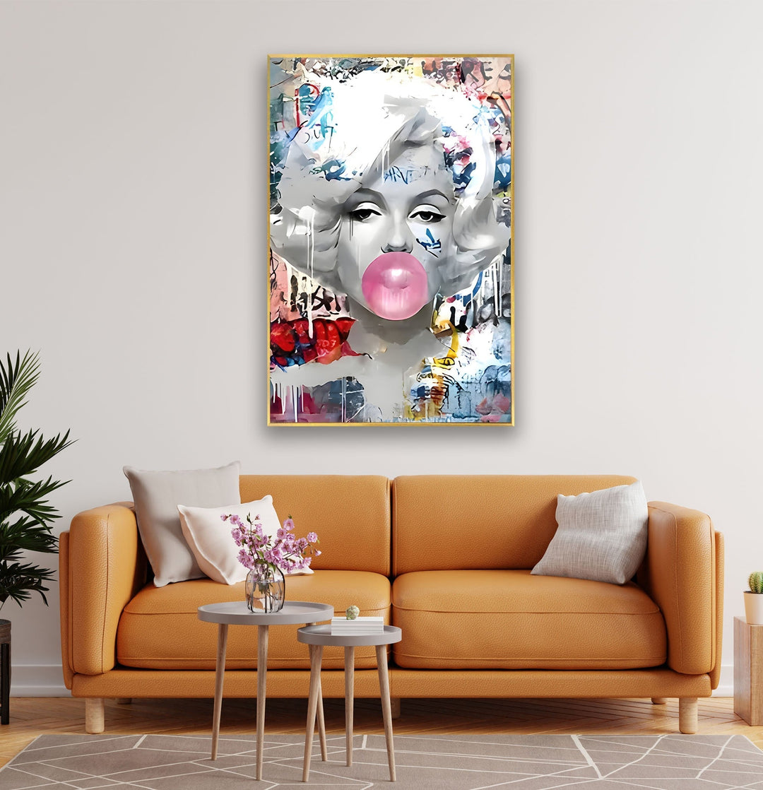 Marilyn Monroe Pop Art Glass Wall Art art glass wall art, glass wall art pictures
