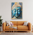 Buddha Mosaic Glass Picture Prints | Modern Wall Art
