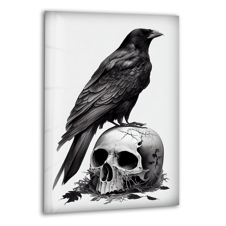 The Crow Glass Wall Art & Cool Home Decor