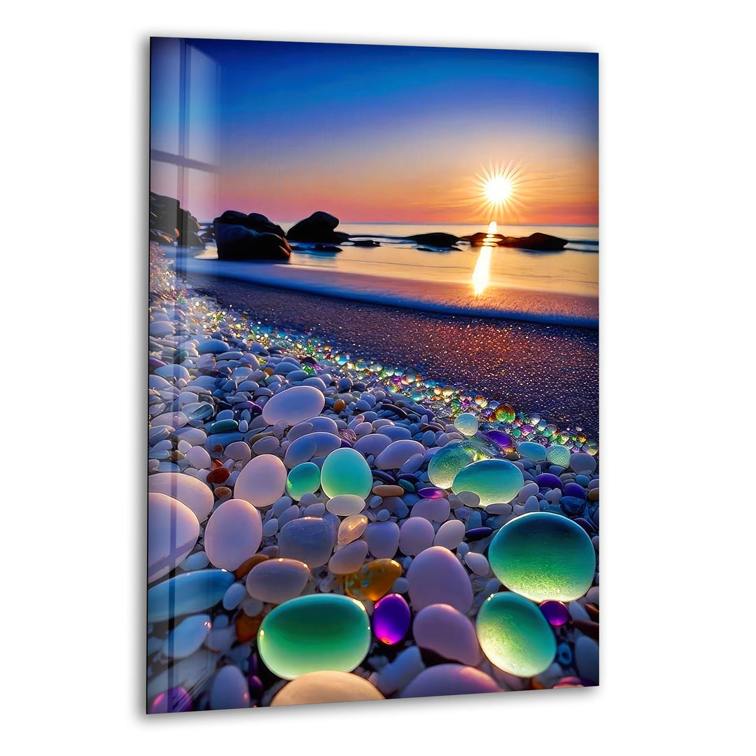 Colorful Transparent Stones Cool Glass Art & Wall Art Home Decor