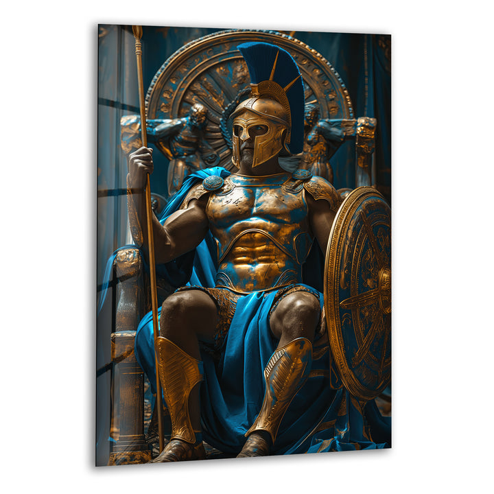 Gladiator Glass Wall Art