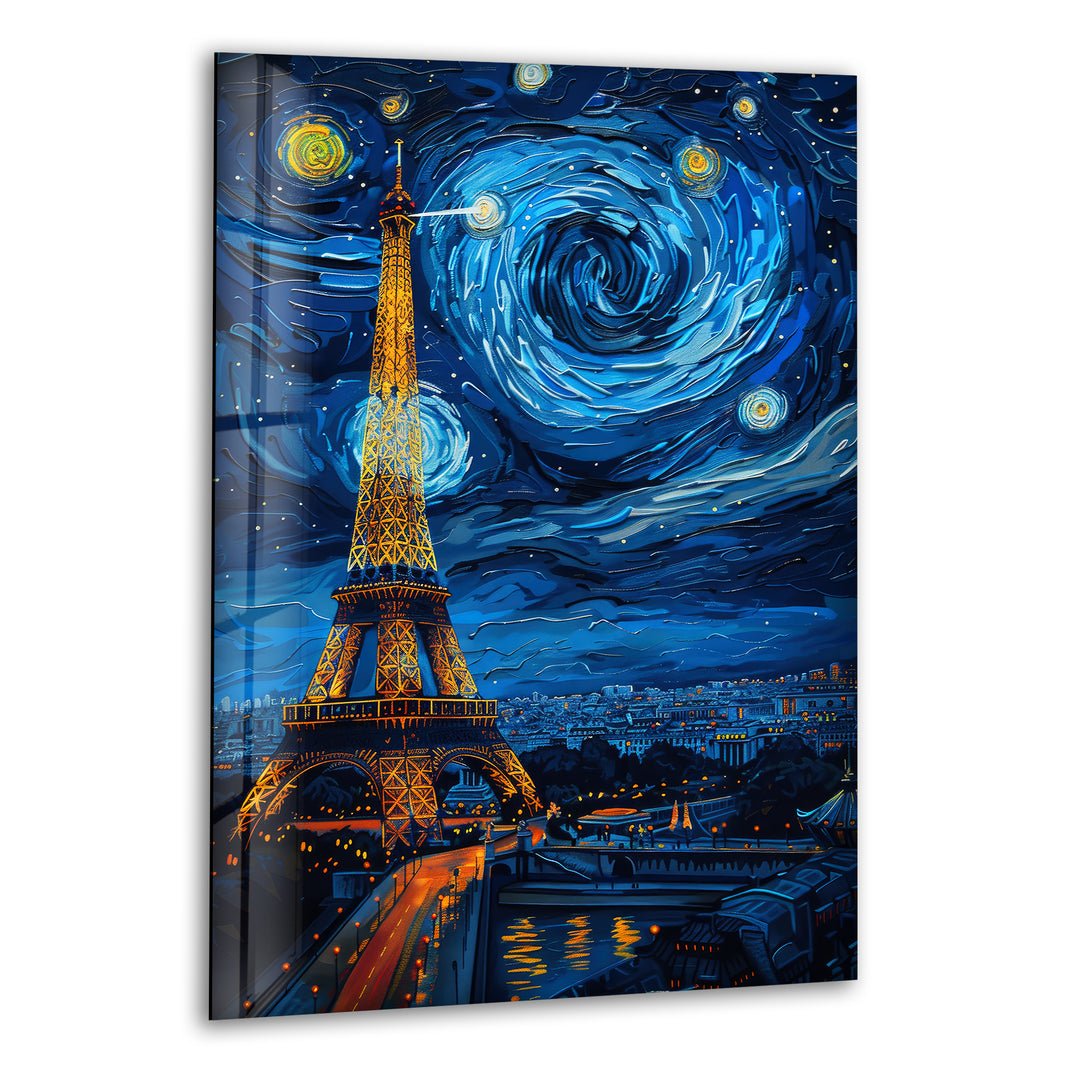 Eiffel Tower and Paris Vincent van Gogh Modern Wall Art