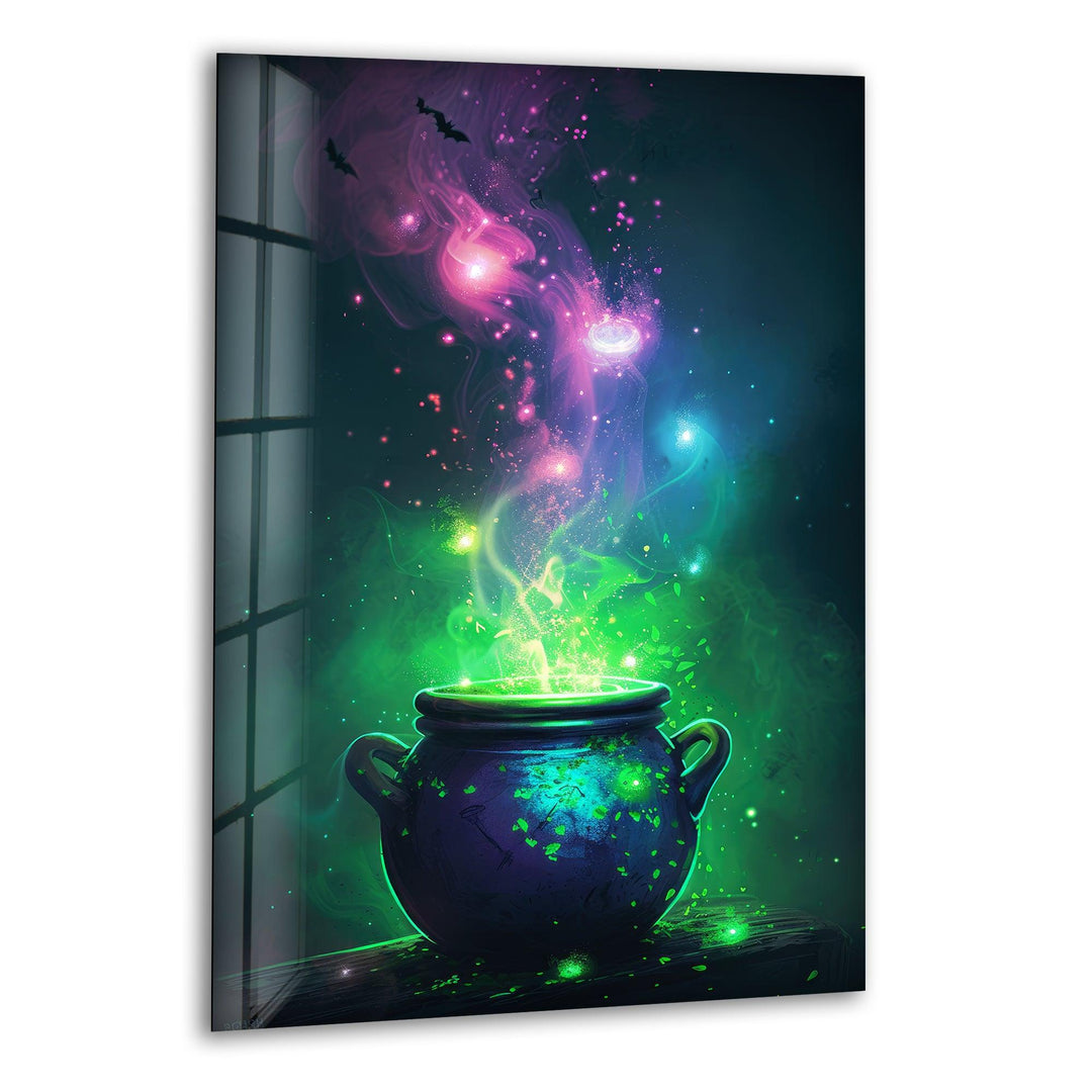 Witch's Cauldron Cool Wall Art & Glass Wall Decor