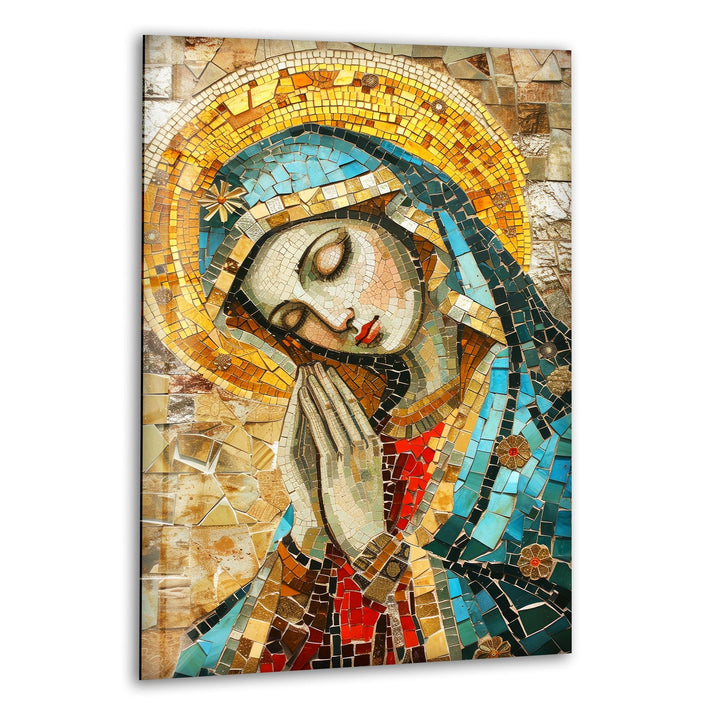 Mosaic Eve Glass Picture Prints | Modern Wall Art