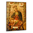 The Virgin Adoring the Christ Child Modern Glass Wall Art Decor