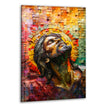 Jesus Mosaic Portrait Glass Wall Pictures