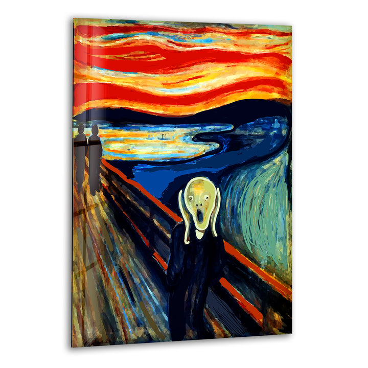 Edvard Munch The Scream Custom Picture on Glass | Elegant Wall Art