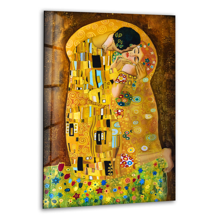 Gustav Klimt The Kiss Glass Wall Art & Decor Ideas