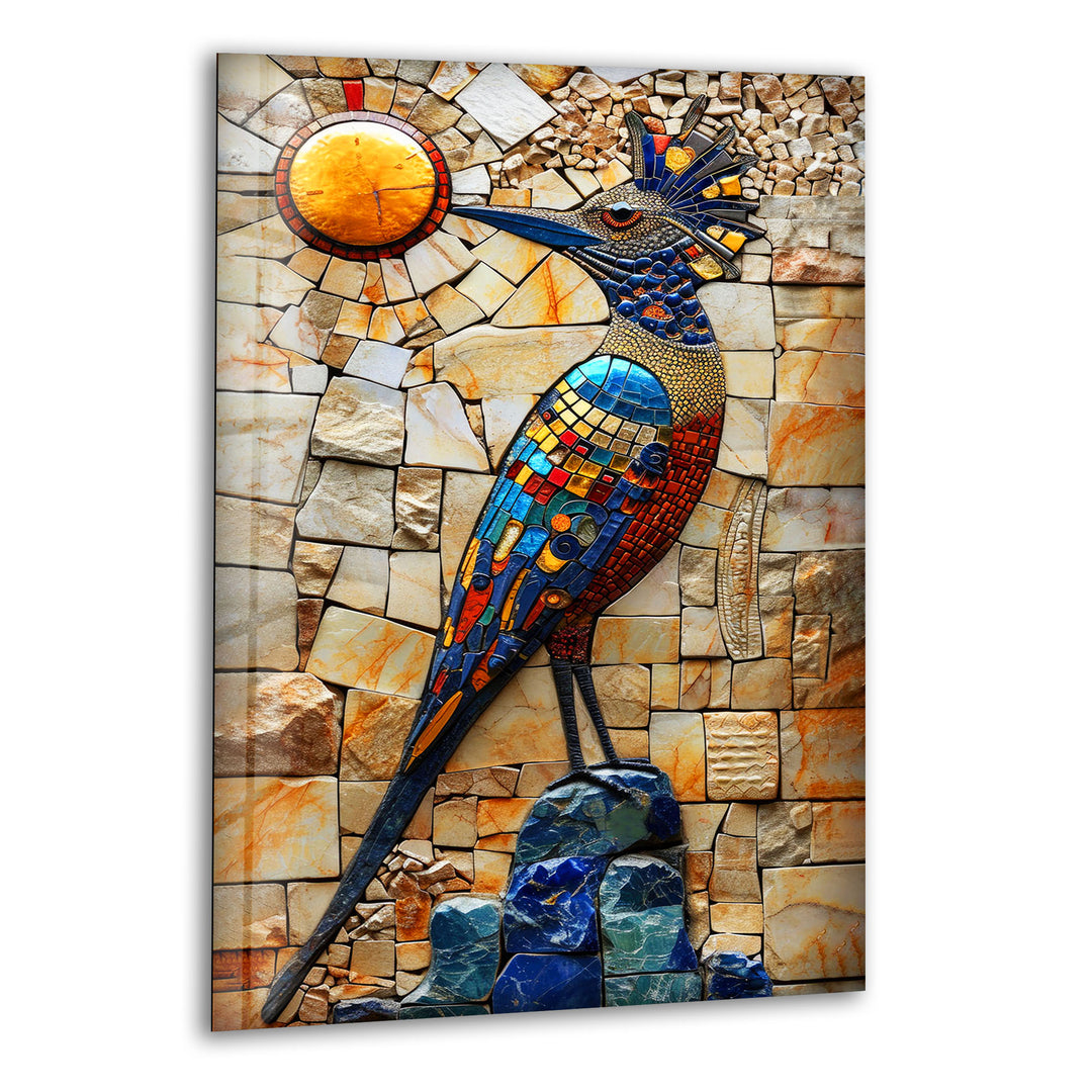 Mosaic Hummingbird Glass Wall Art art glass wall art, glass wall art pictures