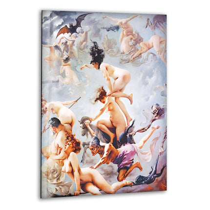 Sabbath Luis Ricardo Falero Glass Picture Prints | Modern Wall Art