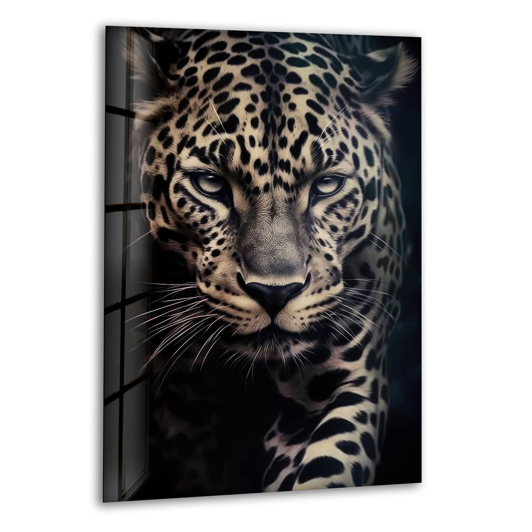 Leopard Portrait Glass Wall Art art glass wall art, glass wall art pictures