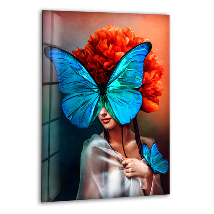 Surreal Portrait of a Woman Cool Wall Art & Stained Glass Panels