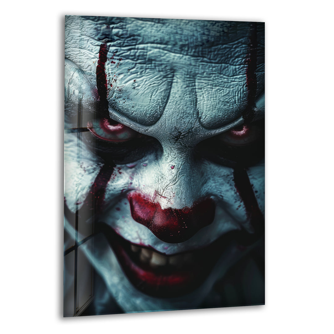 The Evil Clown Movie Photographs on Glass for Decor