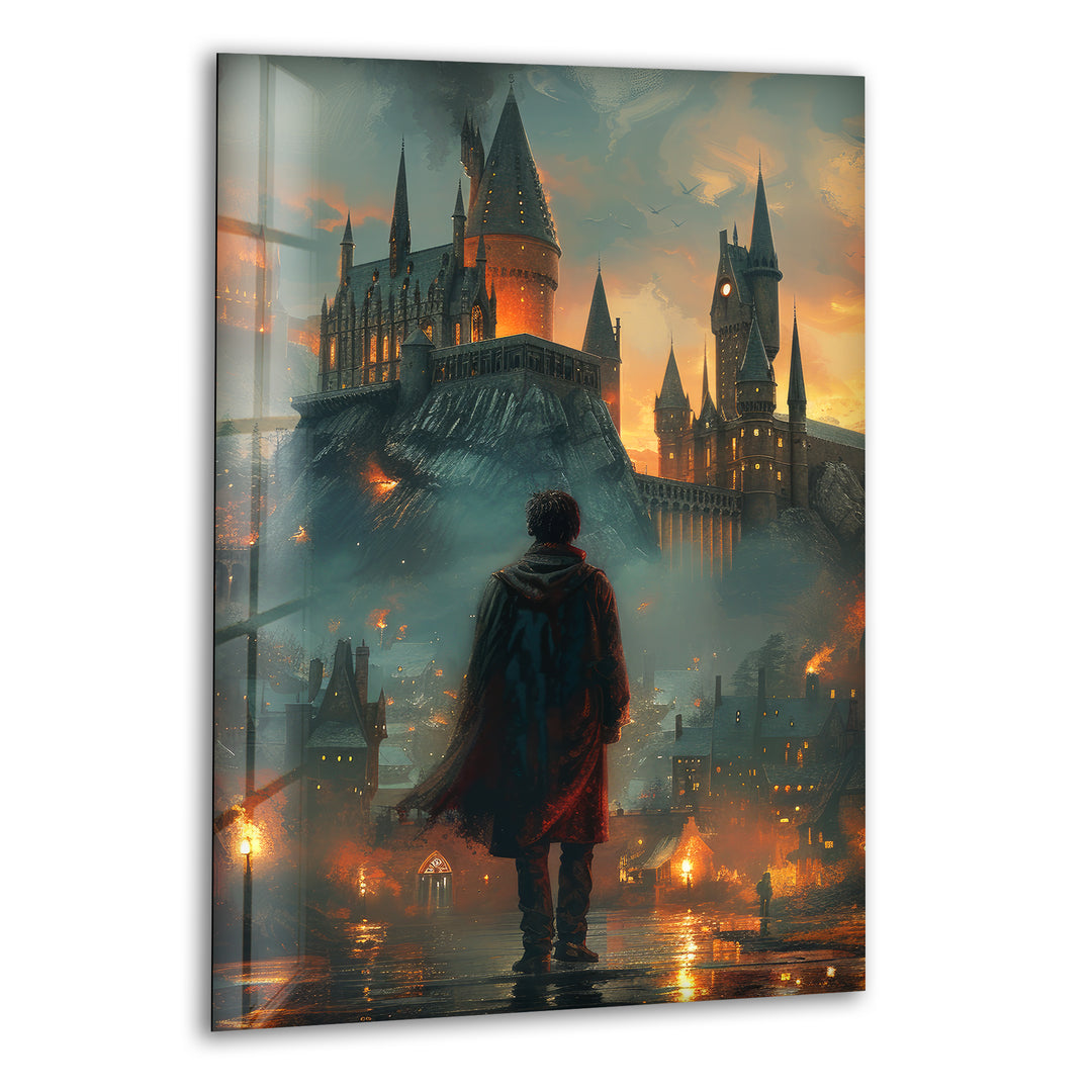 Harry Potter Hogwarts Glass Wall Art, print on glass, glass printed photos