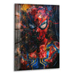 Oil Painting of Spider Man Photo on Glass