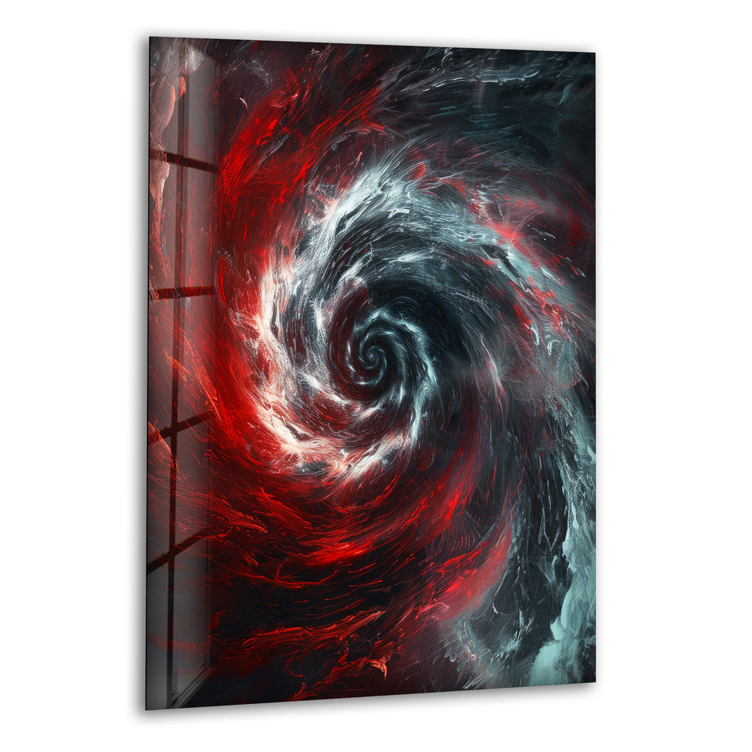 Black Hole Vortex Tempered Glass Printing Wall Arts